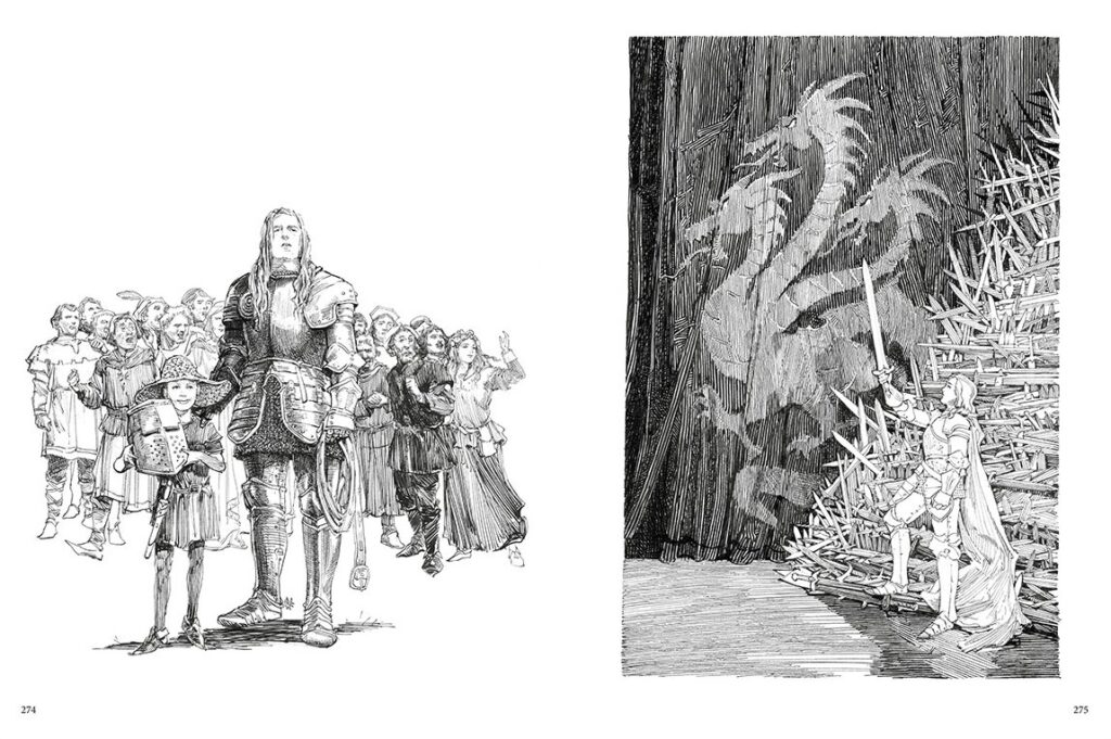 Иллюстрации Гэри Джианни для A Knight of the Seven Kingdoms