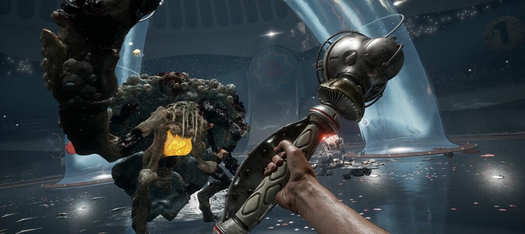 Бои в Atomic Heart «Чары морских глубин»