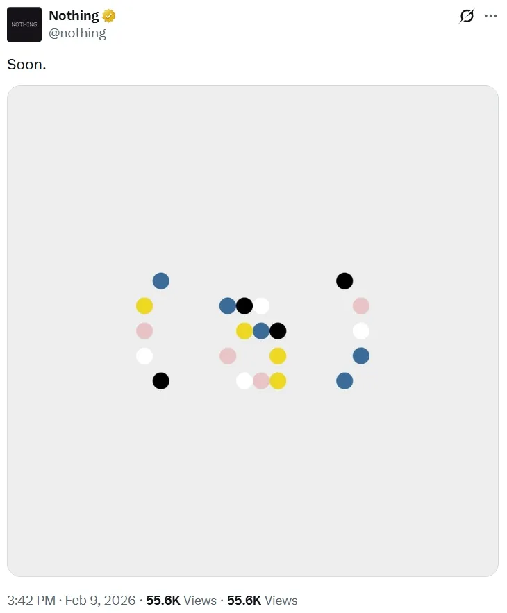 тизер Nothing Phone (4a)