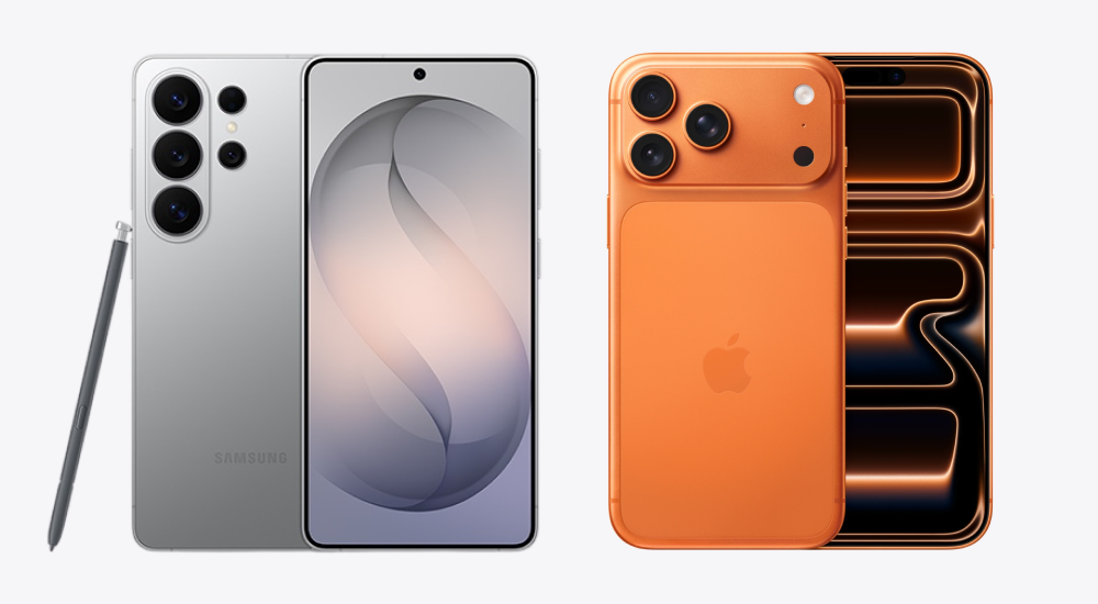 Сравнение двух флагманов — Apple iPhone 17 Pro Max и Samsung Galaxy S26 Ultra